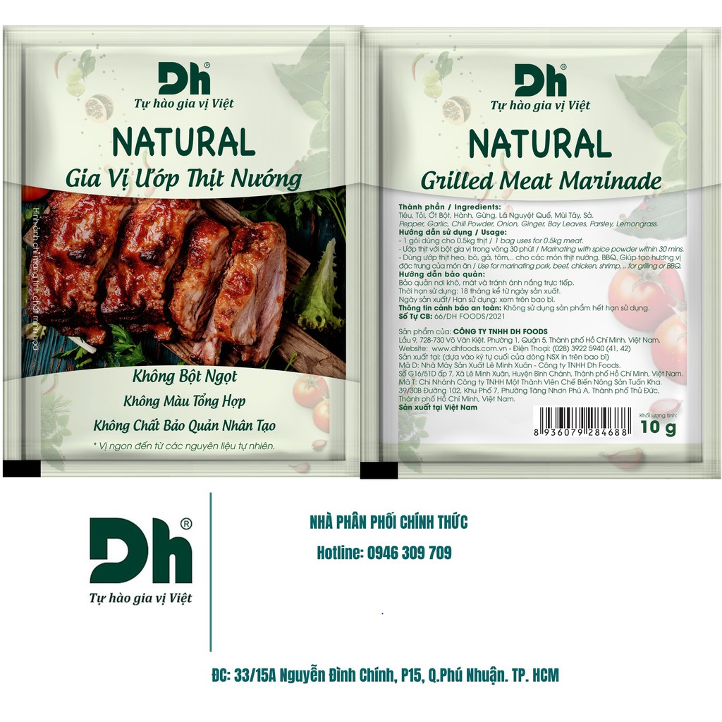 Natural Gia Vị Ướp Thịt Nướng