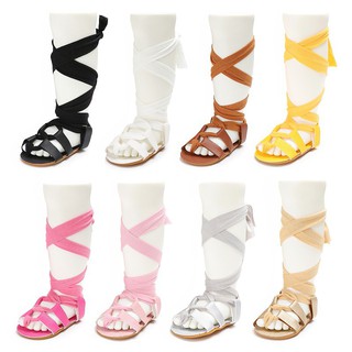 Giày sandal cột dây phong cách cho bé
