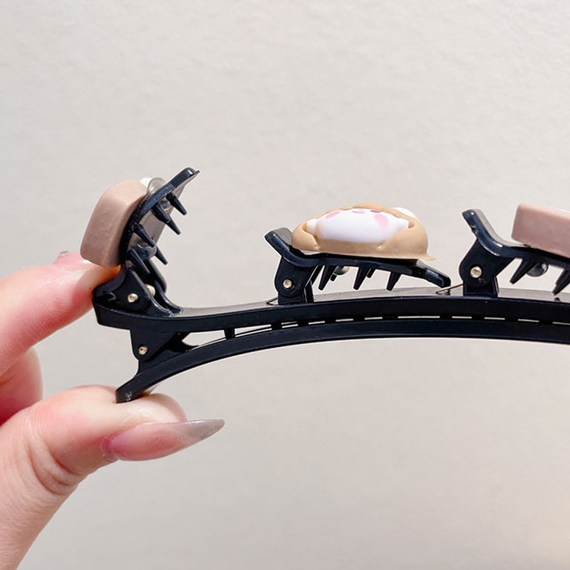 Kẹp Tóc Hình Gấu Hoạt Hình Phong Cách Hàn Quốc Dễ Thương