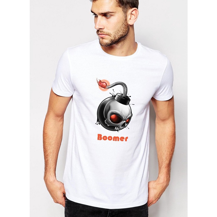 Áo thun nam kiểu boomer