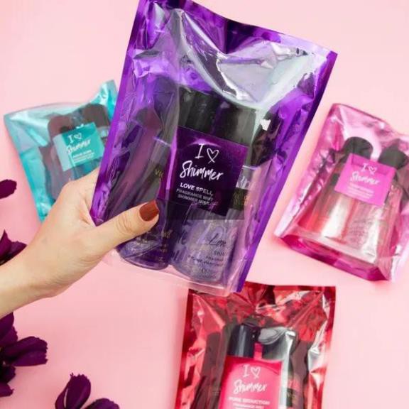 [Sỉ Lẻ] Set 2 Xịt thơm body Victoria’s Secret I Love Shimmer Gift Set | Thế Giới Skin Care