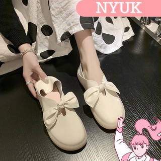 Giày búp bê đế mềm đính nơ thời trang xinh xắn nữ tính