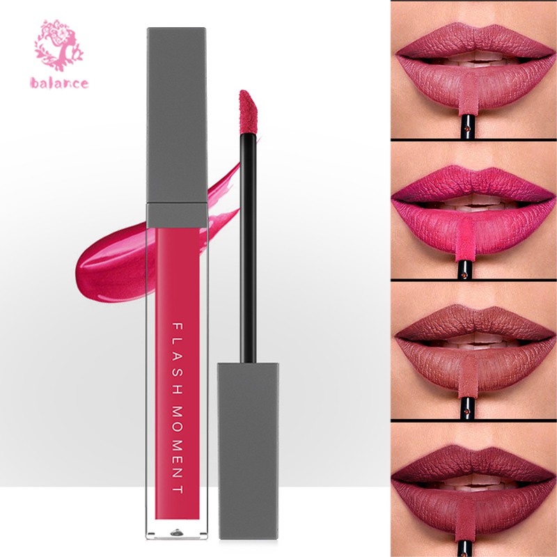 (Hàng Mới Về) Son Môi Dạng Lỏng Lâu Trôi Chống Thấm Nước Dành Cho Nữ
