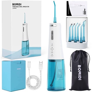 Máy tăm nước cầm tay BOMIDI D3 PRO - vệ sinh răng miệng , 7 chế độ- Hàng Chính Hãng