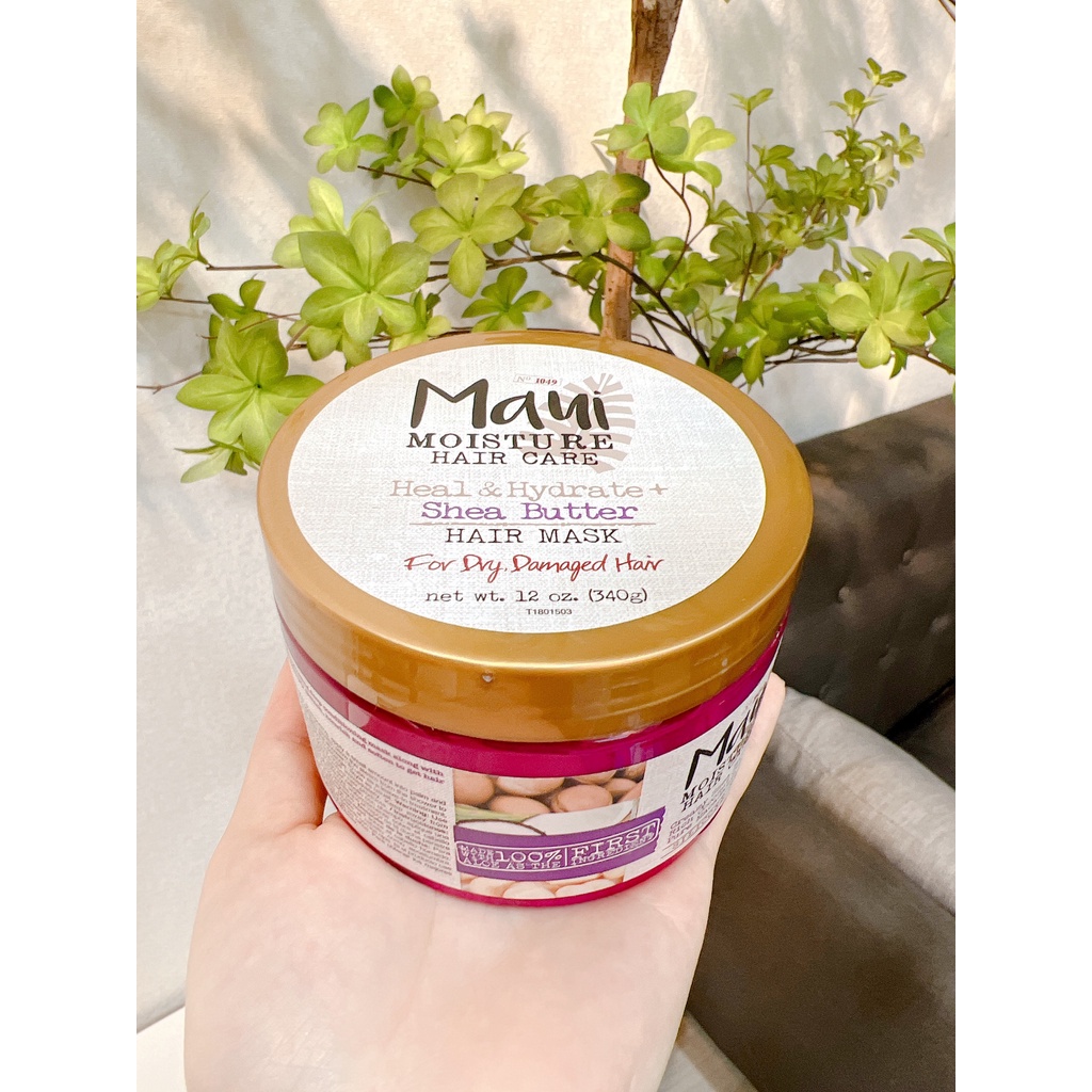 Ủ tóc Khố, Hư Tổn  Maui moisture Shea Butter Mask 340g - Hity Beauty