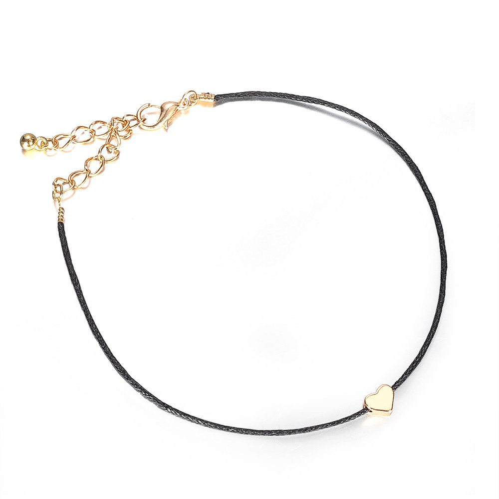 Set 4 lắc chân nhiều lớp mặt trái tim xinh xắn dành cho nữ | BigBuy360 - bigbuy360.vn