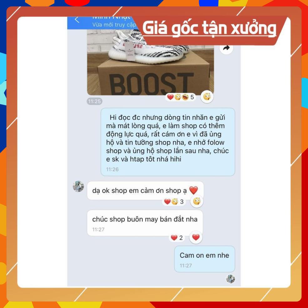 [FreeShip+ Hàng Sịn Sò] Giày Thể Thao YZ 350 Ngựa Vằn Nam Nữ, Giầy yzy trắng đen đủ bill box