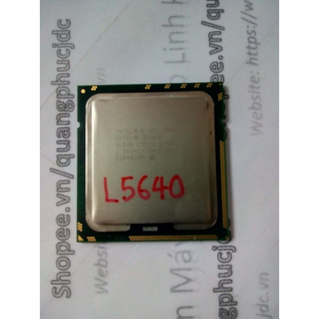 CPU Intel Xeon L5640 6 nhân/12 luồng 12 MB SmartCache  tốc độ 2.26 GHz - 2.80 GHz