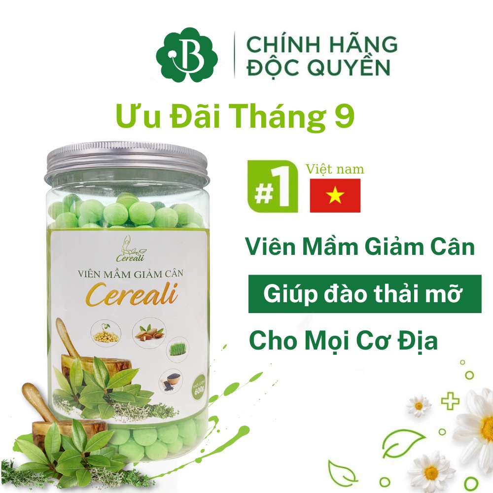 Viên mầm giảm cân Cereali,Giảm cân nhanh an toàn hiệu quả, tan mỡ săn chắc da, giảm cân cấp tốc