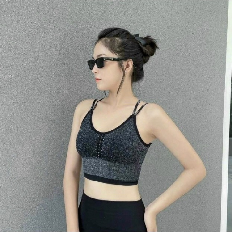 Áo bra kim tuyến siêu xinh co giãn tốt tập gym-yoga-aerobic nữ