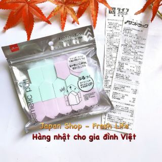 Bông mút tán kem nền Make-up hàng Nội địa Nhật Bản