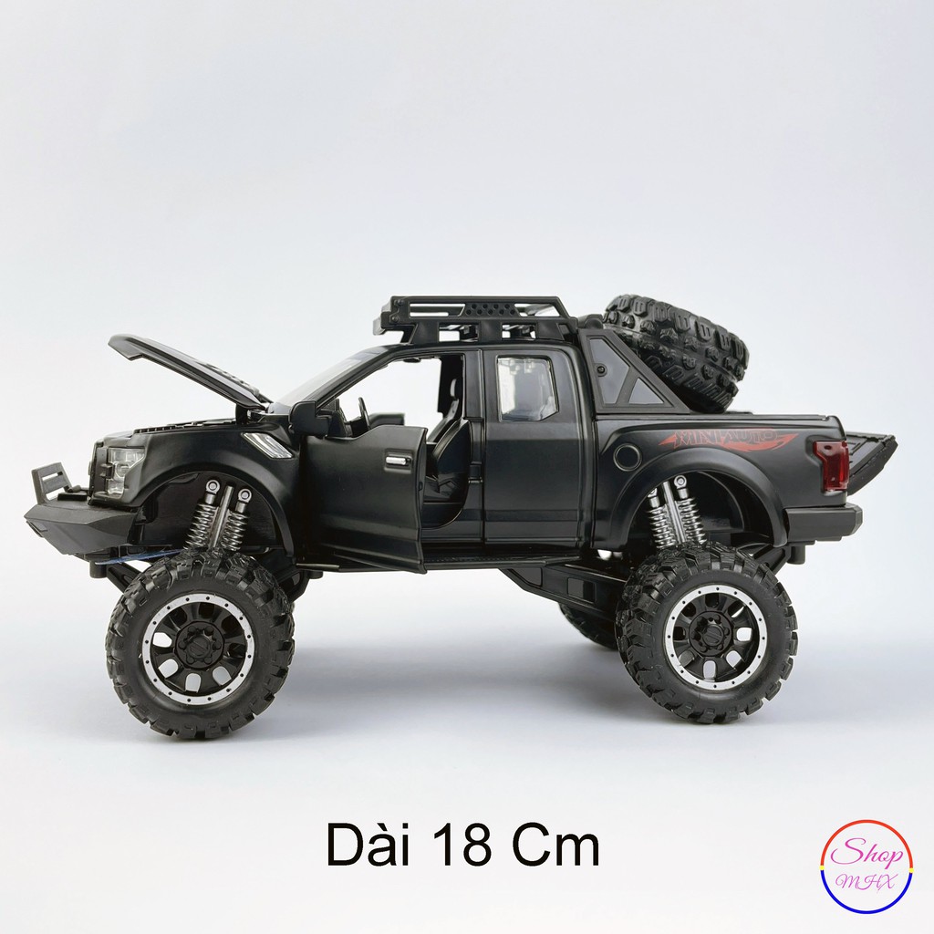 Ô tô đồ chơi Xe mô hình sắt Ford F150 Offroad TẶNG KÈM BIỂN SỐ tỉ lệ 1:32 hãng Miniauto