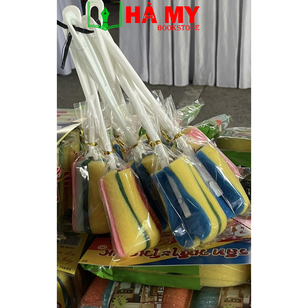 [Hỏa Tốc] Cậy cọ ly, cây rửa ly rửa cốc nhiều màu sắc - Rửa sạch mọi vết bẩn ( Nhà Sách Hà My)