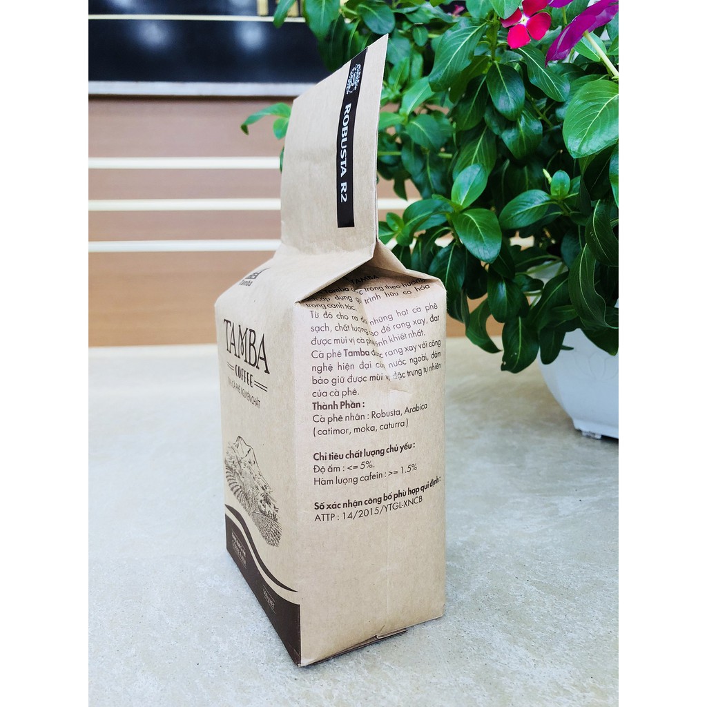 Cà phê bột Robusta R2 nguyên chất 100% - Dark Roast - Tamba Coffee