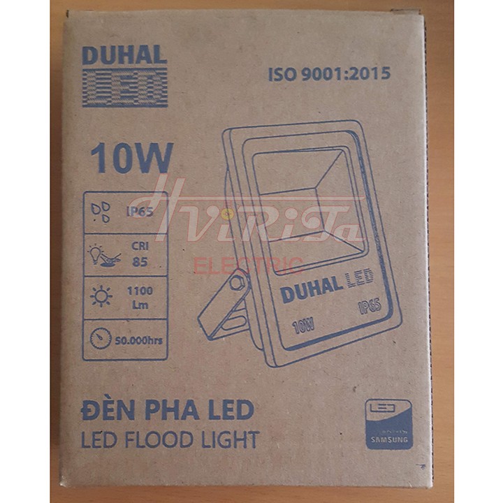 Đèn pha led Duhal 10W Chống nước IP65 KDJD0101