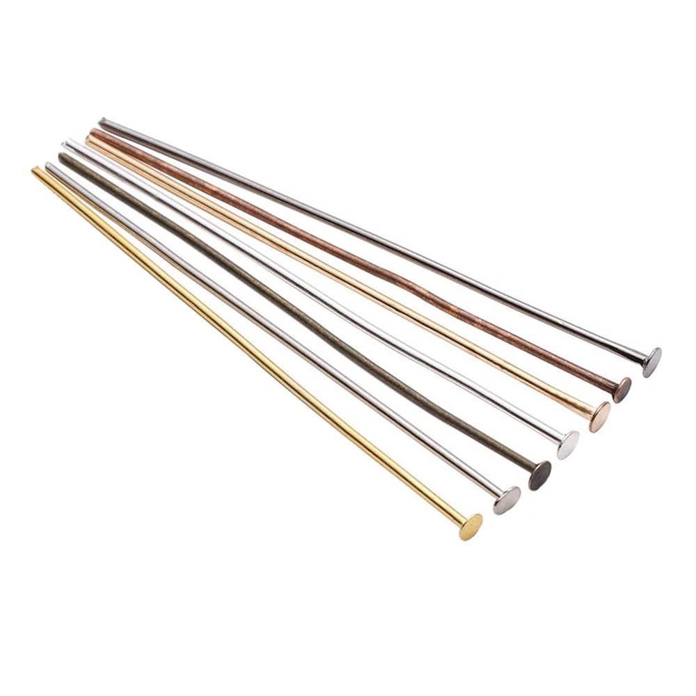 [K1XT] Phụ kiện trang sức (DIY) - Gói 50 Kim đinh ghim thép kiểu T tạo hình dùng làm vòng cổ vòng tay bông tai