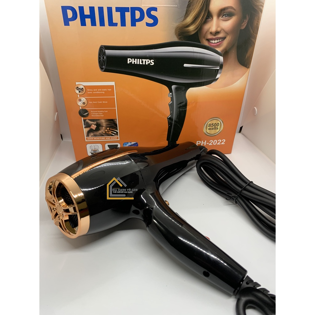 Máy sấy tóc , máy sấy tóc công suất lớn 2 chiều nóng lạnh PHILTPS 2022 8500W tặng kèm đầu thổi bảo hành 6 tháng