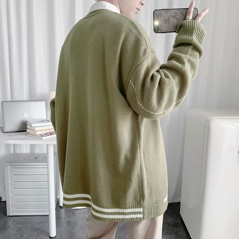 Áo Khoác Cardigan Dệt Kim Dáng Rộng Dành Cho Nam | BigBuy360 - bigbuy360.vn