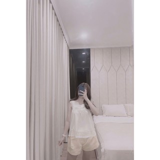 ⚡️BÁN SỈ⚡️Set áo 2 dây lụa và quần tafta