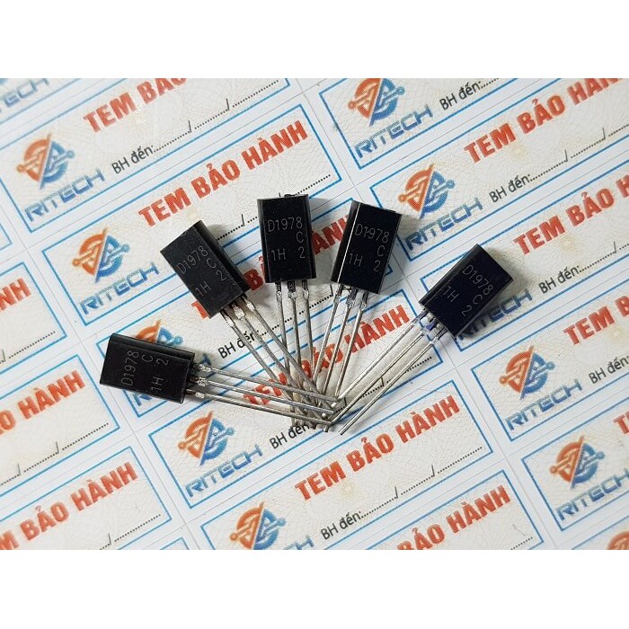 [Combo 3 con] D1978, 2SD1978 Darlington Transistor NPN 1.5A/120V TO-92