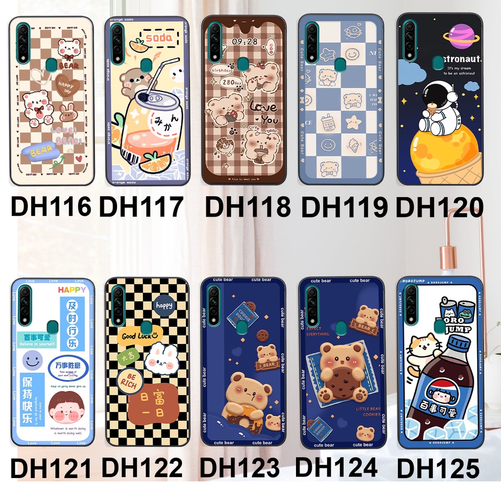 Ốp lưng Oppo A31 in hình 3D GẤU cute be@r, soda, happy day cực hot ,thời thượng