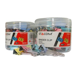Kẹp bướm màu đủ size, màu tươi sáng, sơn tĩnh diện siêu bền màu | Stacom C415C, C455C