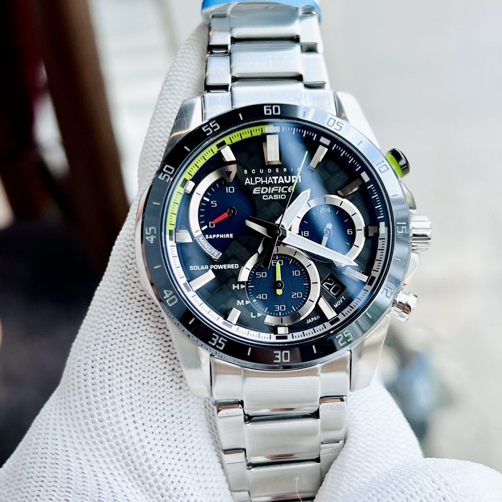 Đồng hồ nam Casio Edifice Limited EFS-S580AT-1A Dây thép - Kính Sapphire - Pin năng lượng Bảo hành 5 năm Hyma watch