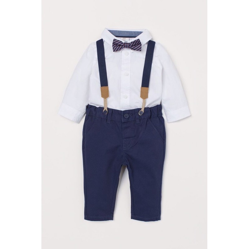 Set công tử HM bé trai size 3-4y