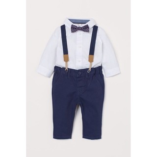 Set công tử hm bé trai size 3-4y