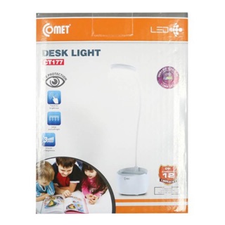 Đèn bàn sạc Led COMET CT177 3 màu (Trắng/Hồng/Xanh Dương)