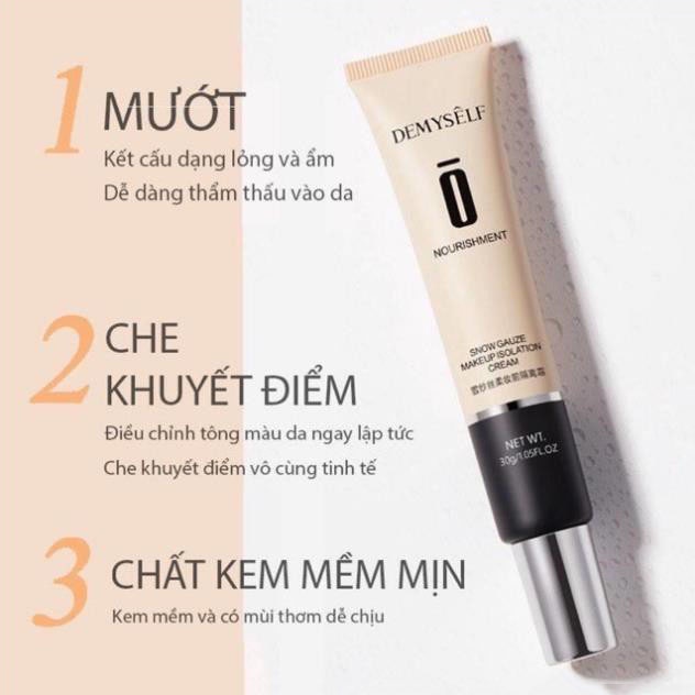 Kem Nền Che Khuyết Điểm DEMYSELF HIISEES kiềm dầu, mịn nhẹ - Sarah Beaute MP72