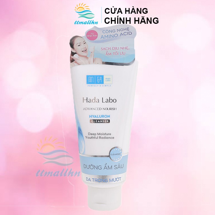 Kem rửa mặt dưỡng ẩm tối ưu hada labo 80G
