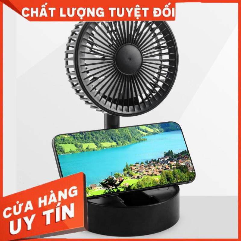 🌥️Tích Điện 3H🌥️Quạt Mini Để Bàn Sạc Tích Điện Gấp Gọn USB Fan A9, Siêu Tiện Dụng Cho Mùa Hè 2021