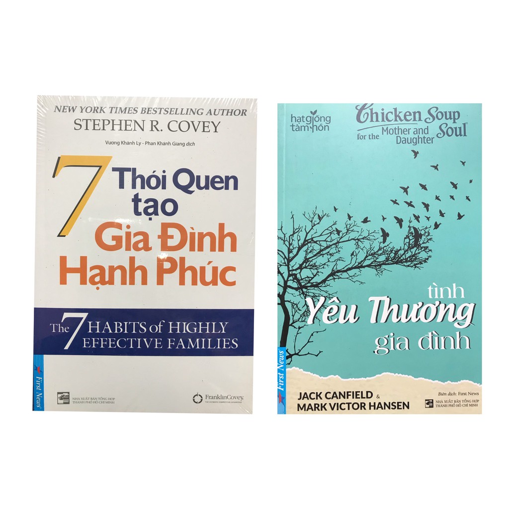 Sách - Combo 7 thói quen tạo gia đình hạnh phúc + Tình yêu thương gia đình