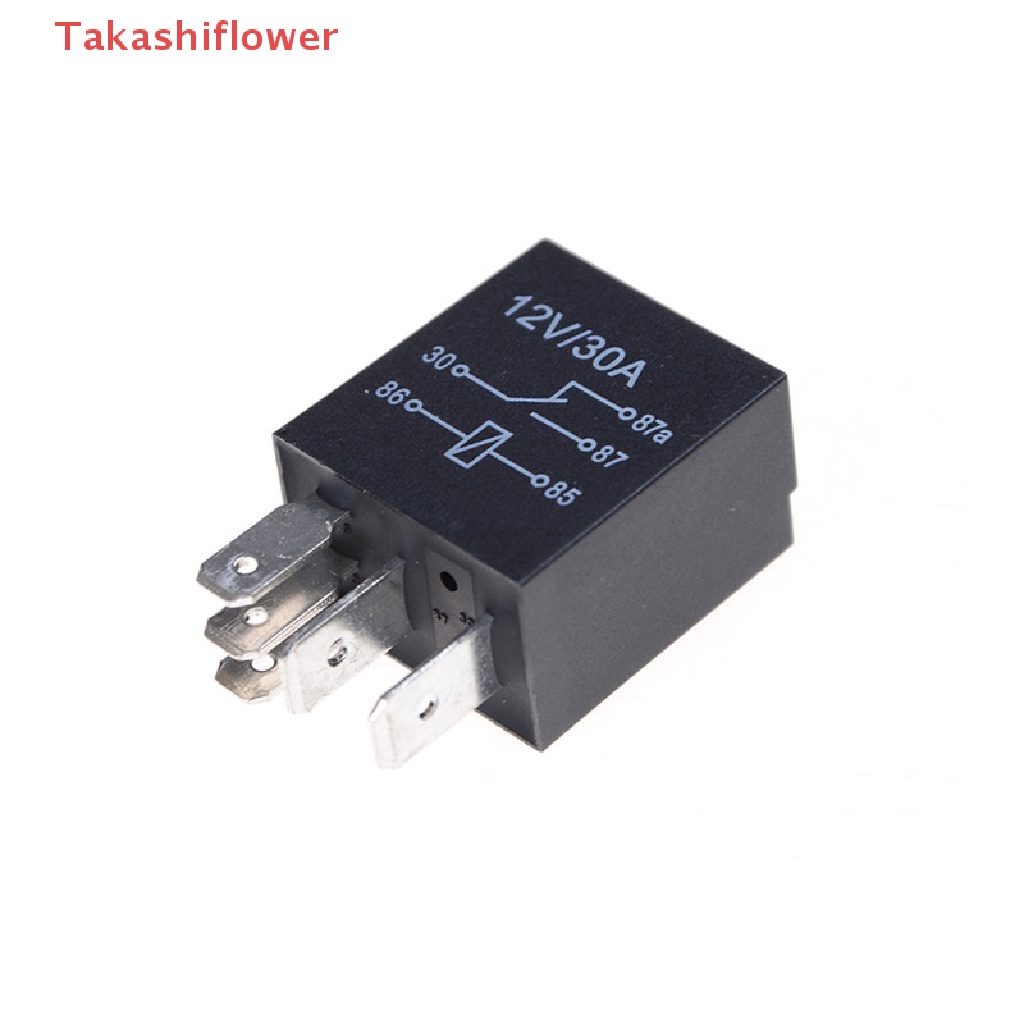 Rơ Le DC 12V 5 Pins 30A Thay Đổi Tự Động Cho Xe Hơi Xe Đạp