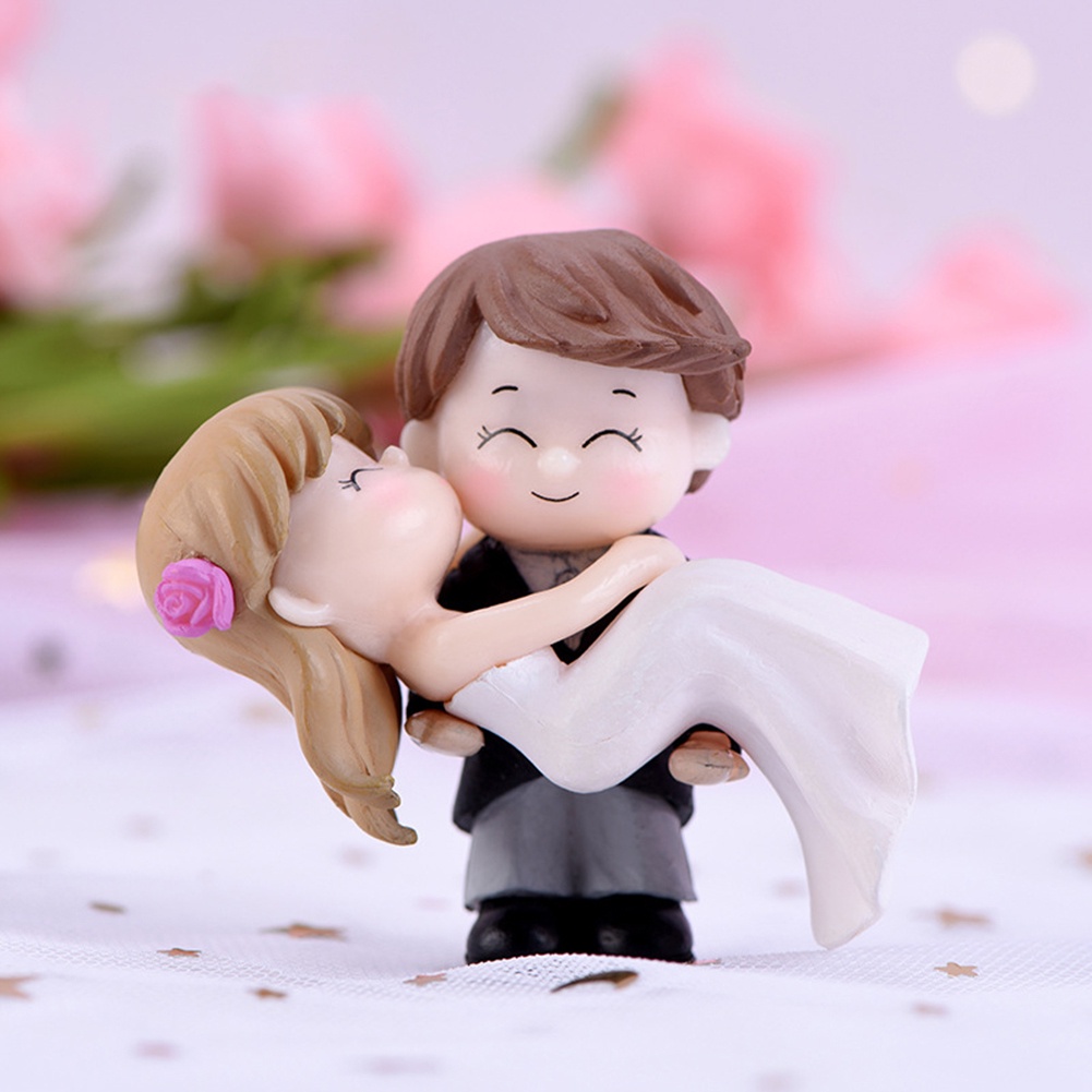 [Hot]❋ Đồ trang trí Cô Dâu Chú Rể Mini Trang Trí Tiểu Cảnh