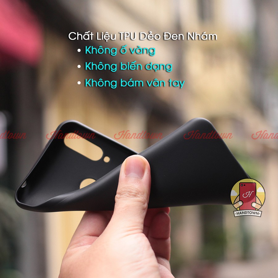 Ốp lưng Vsmart Joy 3 Silicon Dẻo Đen Và Trong Suốt