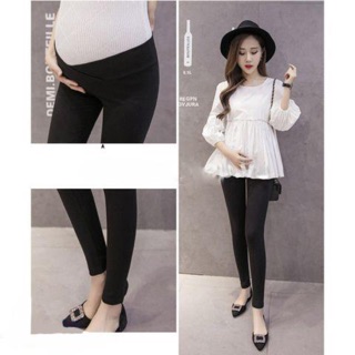 Quần legging bầu cạp chéo chất cotton đẹp