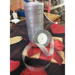 Cuộn ruy băng kim tuyến bản 2cm Vàng- Bạc