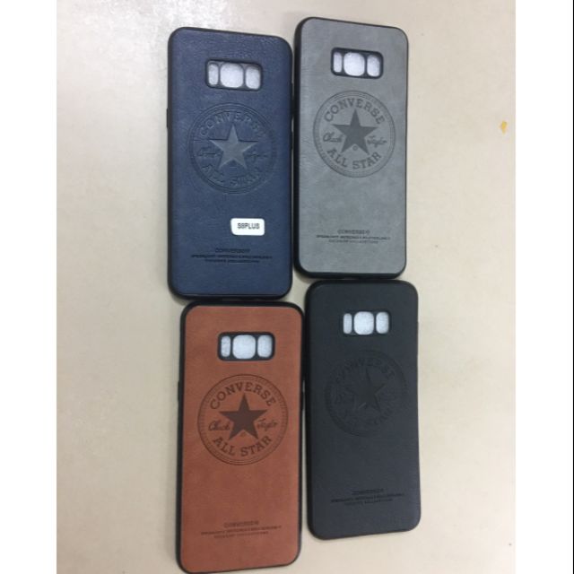 Ốp lưng silicon dẻo giả da tpu Converse Galaxy s8 plus/s8+