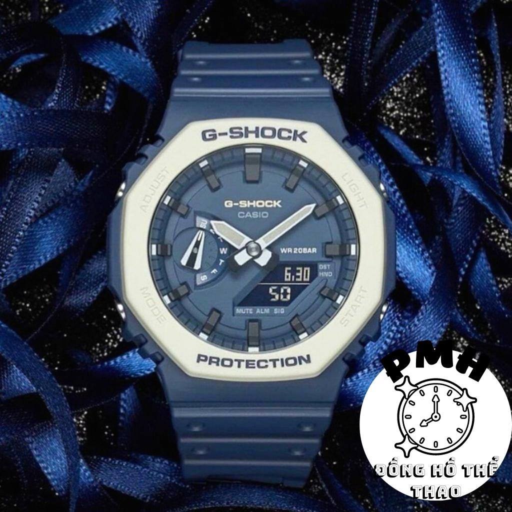 Đồng hồ đeo tay nam , Đồng hồ nam thể thao GA2100 màu xanh lam kích thước 42mm | BigBuy360 - bigbuy360.vn