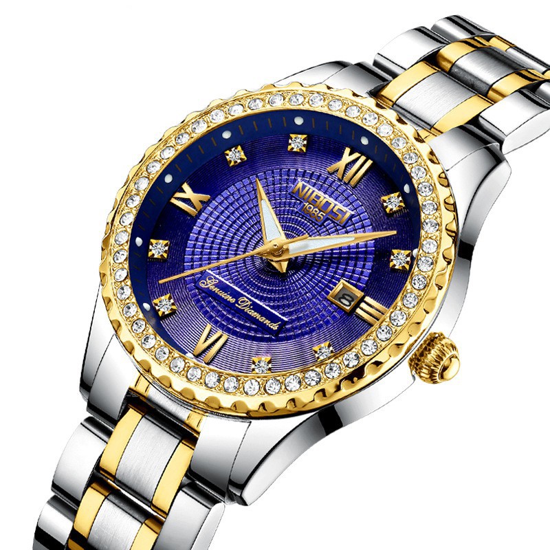 [Tặng vòng tay] Đồng hồ nữ NIBOSI chính hãng NI2357.04 Fullbox dây hợp kim cao cấp