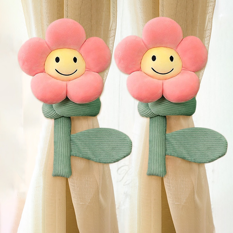 Dây Buộc Rèm Cửa Hình Hoa Bằng Cotton Mềm