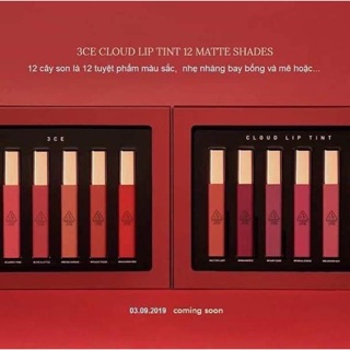 SON KEM / 3CE CLOUD/ Son 3ce Kem Cloud Lip Tint 2019