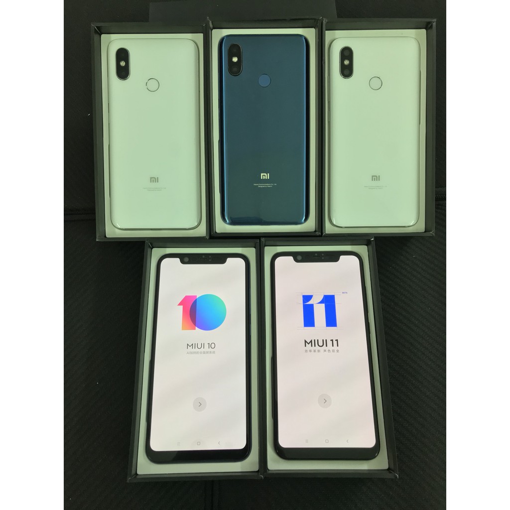 Điện thoại xiaomi mi 8 nguyên hộp snap 845 6gb 64gb 2 sim màn khủng 6.21 inch fullbox