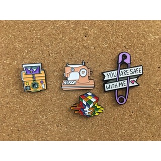 Pin cài áo/huy hiệu/ghim cài áo, mũ, balo, túi xách hình đồ vật