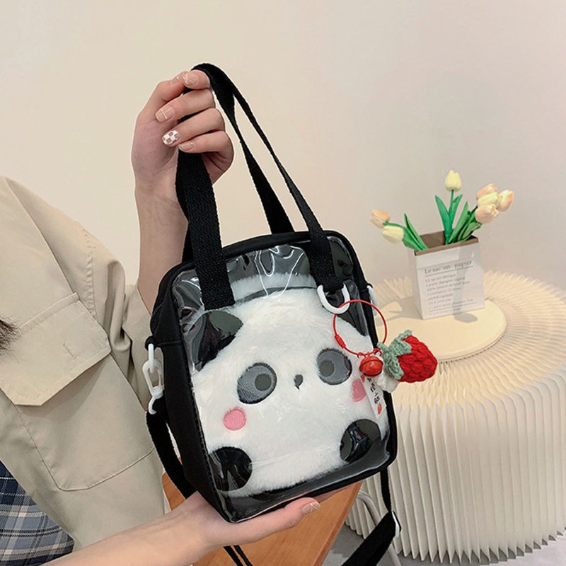 Túi Đeo Chéo Chống Trộm Họa Tiết Sọc Caro Phong Cách Lolita