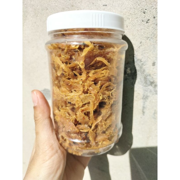 Hủ 150g khô mực xé cay 35k