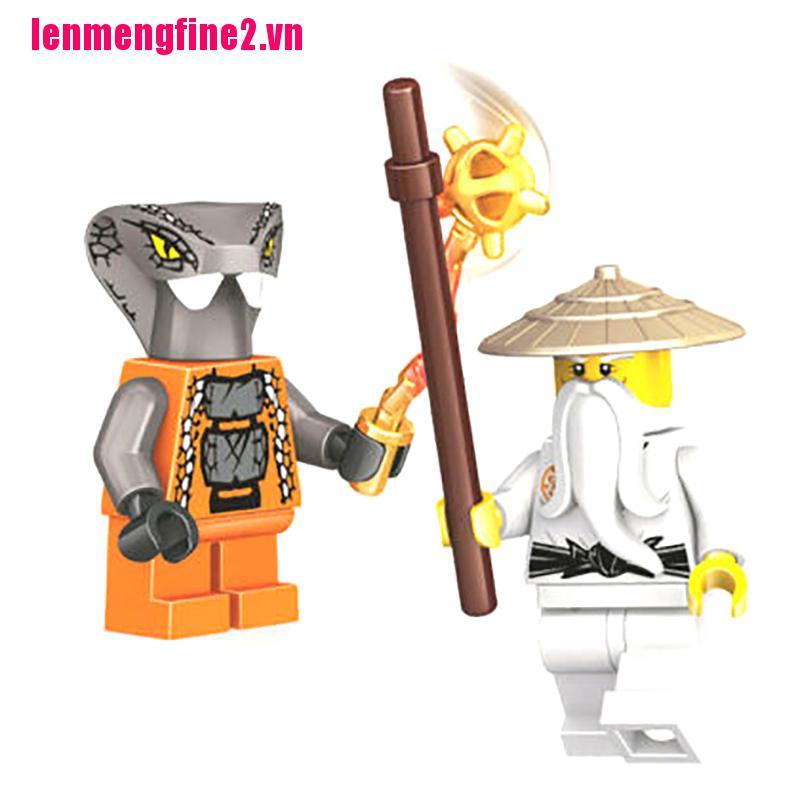 Bộ 24 Mô Hình Nhân Vật Phim Hoạt Hình Ninjago