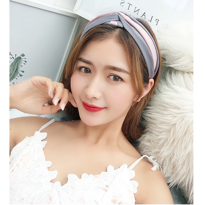 Băng đô màu sắc cầu vồng phong cách Hàn Quốc xinh xắn dành cho nữ